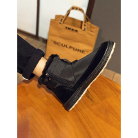 苏芈东北雪地靴男鞋拉链高帮羽绒棉鞋冬季加绒加厚保暖面包鞋