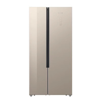 西门子(SIEMENS)530L对开门冰箱玻璃门纤薄设计 玻璃门风冷无霜变频KX52NS30TI 浅金色