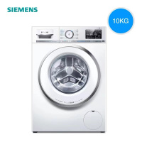 西门子(SIEMENS) 10公斤 大容量滚筒洗衣机 全自动 家居互联 超氧空气洗 超氧除螨 白色 WG56A6B00W