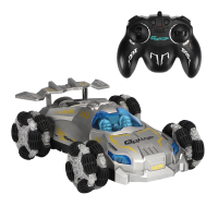 漂移喷雾赛车 高速音乐灯光2.4g遥控 儿童电动充电玩具车