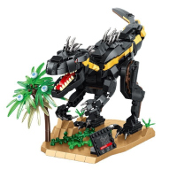 ORSIM奥森 611004迅猛龙模型男孩兼容乐高暴虐龙拼装积木