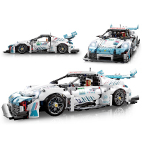 ORSIM奥森 拼搭赛车911RS跑车模型1:14拼装积木 10214 益智积木