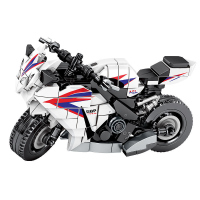 ORSIM奥森森宝701114积木小摩托迷你赛车兼容乐高创意益智