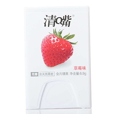 清嘴含片草莓味6.9g
