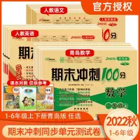 青岛版数学试卷 小学一二三四五六年级上册下册语文数学英语试卷青岛版63六三制 期末冲刺100分青岛版数学试卷单元期中期末