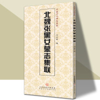 中国历代碑帖集联 北魏张黑女墓志集联 魏碑毛笔字帖对联集字 天津人美