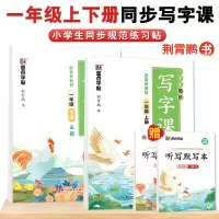 墨点字帖小学生同步写字课一年级二年级三四五六七八九上册下册部编人教版初中同步字帖正楷硬笔书法临摹描红控笔训练习荆霄鹏楷书