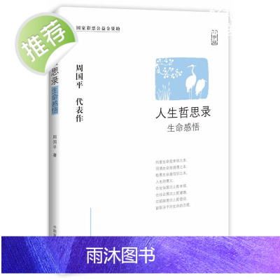 周国平人生哲思录[大字版]周国平哲学散文集随笔中国现当代随笔文学生命感悟情感体验人性观察精神家园哲学思考语录 盲文出版社