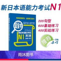 [正版]新日本语能力考试N1蓝宝书文法详解练习日语JLPT训练能力考一级华东理工大学出版社备考2022搭配真题模拟语法