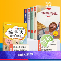 [读书吧+练字帖]六年级下册 [正版]鲁滨逊漂流记快乐读书吧六年级下册的课外书爱丽丝漫游奇境汤姆索亚历险记尼尔斯骑鹅旅行