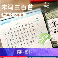 [正版]墨点字帖楷书练字儿童钢笔字帖成年楷书硬笔书法字帖大学生硬笔书法练字本墨点大开本本宋词三百首荆霄鹏楷书字帖楷书入
