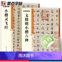 [正版]文徽明小楷六种灵飞经小楷2册帖高清彩色精印解析本馆藏珍本原碑帖毛笔字帖软笔书法练字帖软笔临摹碑帖教学视频成人练
