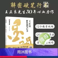 [正版]行书字帖硬笔书法练字书家王正良书圣王羲之第54代孙传人解密硬笔行书教程视频讲解飘逸男生钢笔硬笔书法作品欣赏书法