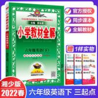 2022春小学教材全解英语六6年级册下册湘少版 2022春小学教材全解英语六6年级册下册湘少版三起点同步教材解读