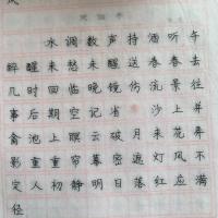 写的差楷书 语文楷书 (1)写完的字帖已写字帖写好的字帖楷书英语衡水体