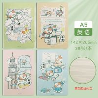 A5/32k-英语-2本(封面随机) 科目笔记本初中生全套分科课堂笔记本b5加厚英语本子高中生作业本