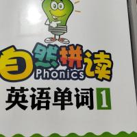 自然拼读上册 自然拼读法学习幼儿英语零基础小学生背单词音标练习