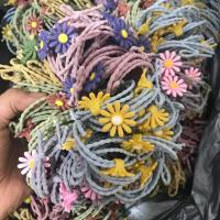 小雏菊混色50个 小雏菊头绳发圈皮筋皮套女韩版可爱发绳小皮筋地摊地推饰品摆摊