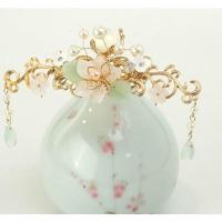 一个发冠 唐装汉服女童头饰仙气套装小女孩中国风影楼拍照配饰儿童发饰发钗