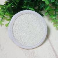白色6.5厘米 1片 天然嫩肤丝瓜络洁面擦去角质面扑洗脸擦脸海绵粉扑深层清洁卸妆棉