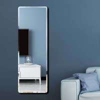 普通高清[经济实用] 30*40整片化妆镜[直角直边] 镜子全身镜女穿衣镜粘贴壁挂家用寝室无框试衣镜学生宿舍镜子贴墙