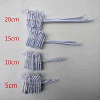 白色5厘米喷塑挂钩40个 网格挂钩 网片挂钩 商店挂货挂钩 超市挂钩 电镀挂钩手机配件挂钩