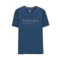 烟灰蓝 S °短袖t恤男速干2021夏潮雕刻工艺吸湿排汗舒适男装