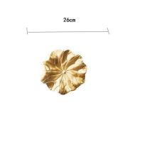 荷叶直径26cm 中国风铁艺荷花荷叶壁饰壁挂墙面装饰挂件客厅餐厅玄关金属莲花