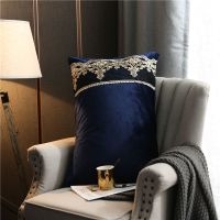 蕾丝款-藏蓝 48*74cm[单只蕾丝款枕套] 水晶绒蕾丝枕套枕芯套冬季珊瑚绒法莱绒单人枕头套一对装