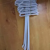 白钩10厘米买一捆发30个 铁网格网片饰品架挂墙网状货架超市挂钩手机配件上墙铁架