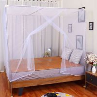 白色无加密[无赠品] 90cm宽190cm长 床帘蚊帐一体式学生宿舍寝室上下铺0.9米单人1.2女床幔防蚊遮光布