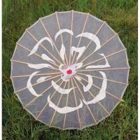 白S 70cm 半穿加纱 春晚茉莉花开舞蹈伞茉莉情怀演出伞古典舞表演道具工艺伞