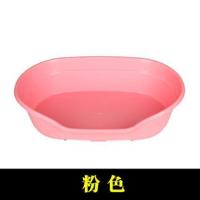 粉红色狗盆 1号-小型 宠物洗澡盆凉席猫窝狗窝塑料防咬防水可拆洗狗窝泰迪金毛狗床产房