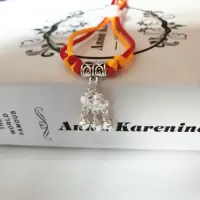 长命锁+绳子 松鼠牵引绳链子绳子项圈龙猫长命锁仓鼠项圈魔王外出用品兔子项圈