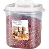 /加*/薄[透明色] 家用米桶大容量储粮桶按压式多功能杂粮收纳桶可计量防潮防虫米桶