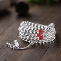 8mm精品红珠款 手链佛珠念珠108颗项链女多圈男手串大气情侣款寺庙修法