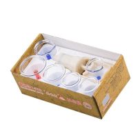 国医研6罐 真空拔罐器12罐家用负压拔火罐拔罐刮痧按摩赠刮痧油刮痧板