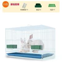 基础版40*30*30(白色) 兔笼兔子笼荷兰猪松鼠笼豚鼠笼兔窝兔笼子特大号家用粉色宠物笼