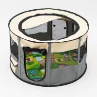 灰色 单独加绒垫中号74*40 猫狗产房母猫怀孕待产帐篷狗繁殖产箱生育超大猫屋产箱用品大全