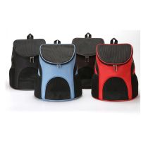 [特价款]颜色随机 小号(30*25*35)5斤内猫咪 猫包外出便携透气宠物背包双肩包旅行外带包小型狗狗背包太空舱包