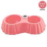 粉色自动落水款(不带瓶) 狗狗用品狗碗狗盆打不翻狗食盆自动喂食器饮水猫食盆猫碗猫咪用品