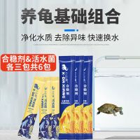 合稳剂+活水菌[基础组合] 各三包 乌龟专用缸益生菌乌龟护理液乌龟龟粮小乌龟养殖箱龟饲料乌龟用品