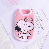 粉红色 Snoopy 3XS(适合约不到1斤) 超小型泰迪茶杯犬奶狗衣服小奶猫背心迷你幼犬宠物猫咪春秋1-2斤