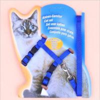 猫绳[蓝色] 猫绳猫咪用品胸背带牵引绳防挣脱猫绳遛猫绳猫咪链子猫链宠物用品