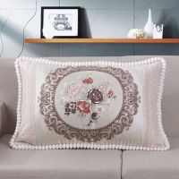 国色天香-米白 48X48正方形(单套) 客厅沙发抱枕简约现代沙发靠垫北欧床上抱枕靠背椅子护腰靠枕方形