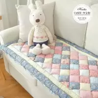 少女粉 60*60 韩式田园馒头地垫卧室榻榻米防滑加厚宝宝防摔爬行毯床沿垫可机洗
