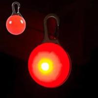 红色 宠物狗狗发光吊坠泰迪夜光防走失丢灯狗牌猫咪铃铛夜间遛狗用品