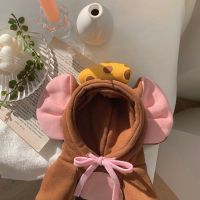 奶酪人气老鼠-咖色 XS(4斤左右) 冬秋季狗狗猫咪小中型犬秋卫衣抓绒用品宠物泰迪法斗小狗猫衣服薄