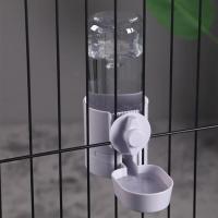 饮水器-挂笼款-灰色 送火腿肠 宠物食具猫碗狗碗座式大容量猫咪小狗狗饮水器自动喂水器喂食器