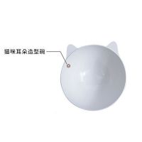 [白色猫耳单碗]可换洗 可爱造型碗[猫犬通用] 猫碗狗碗食盆狗盆狗狗碗猫咪双碗自动饮水猫粮饭盆喂食器宠物用品